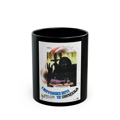 COUNT DRACULA AND HIS VAMPIRE BRIDE (2) 1973 Movie Poster - Black Coffee Mug 11oz - Go Mug Yourself
