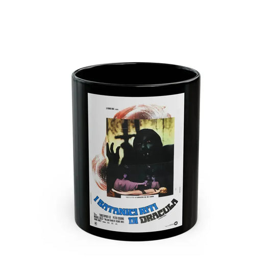 COUNT DRACULA AND HIS VAMPIRE BRIDE (2) 1973 Movie Poster - Black Coffee Mug 11oz - Go Mug Yourself
