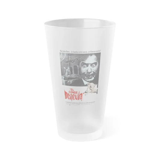 COUNT DRACULA (FRANCO) 1970 Movie Poster - Frosted Pint Glass 16oz Default Title - Go Mug Yourself