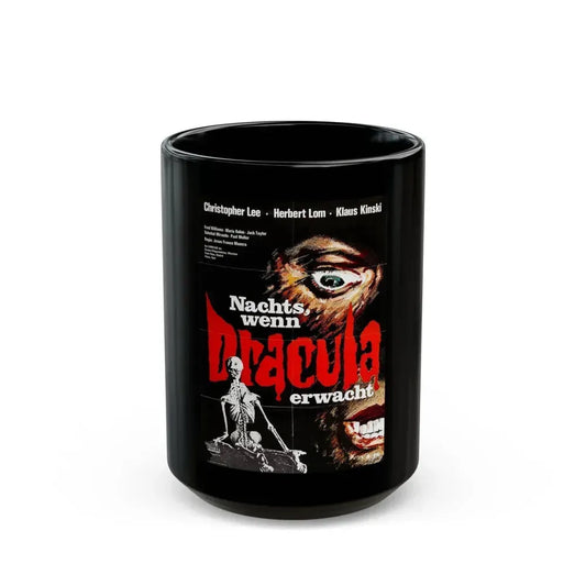 COUNT DRACULA (FRANCO) 2 1970 Movie Poster - Black Coffee Mug 15oz - Go Mug Yourself