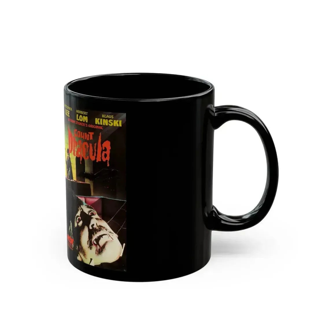 COUNT DRACULA (VHS COVER) - Black Coffee Mug - Go Mug Yourself