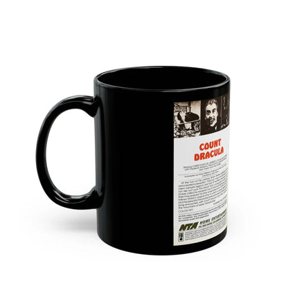 COUNT DRACULA (VHS COVER) - Black Coffee Mug-Go Mug Yourself