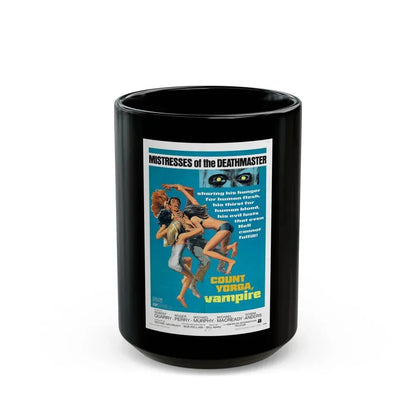 COUNT YORGA, VAMPIRE (2) 1970 Movie Poster - Black Coffee Mug 15oz - Go Mug Yourself
