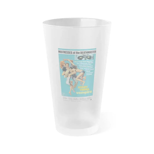 COUNT YORGA, VAMPIRE (2) 1970 Movie Poster - Frosted Pint Glass 16oz 16oz Frosted - Go Mug Yourself