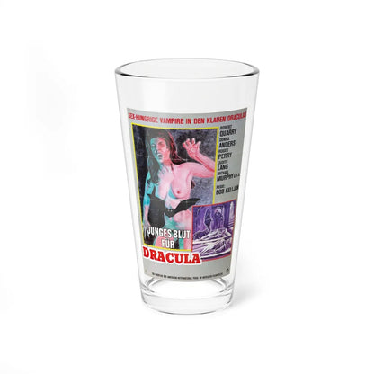 COUNT YORGA, VAMPIRE (GERMAN) 1970 Movie Poster - Pint Glass 16oz-16oz-Go Mug Yourself