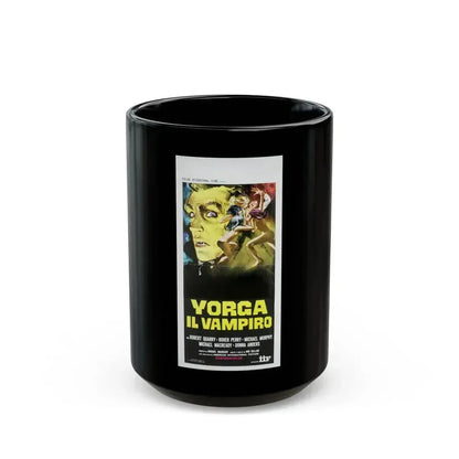 COUNT YORGA, VAMPIRE (ITALIAN) 1970 Movie Poster - Black Coffee Mug 15oz - Go Mug Yourself