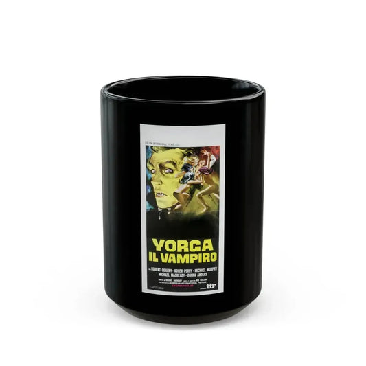 COUNT YORGA, VAMPIRE (ITALIAN) 1970 Movie Poster - Black Coffee Mug 15oz - Go Mug Yourself