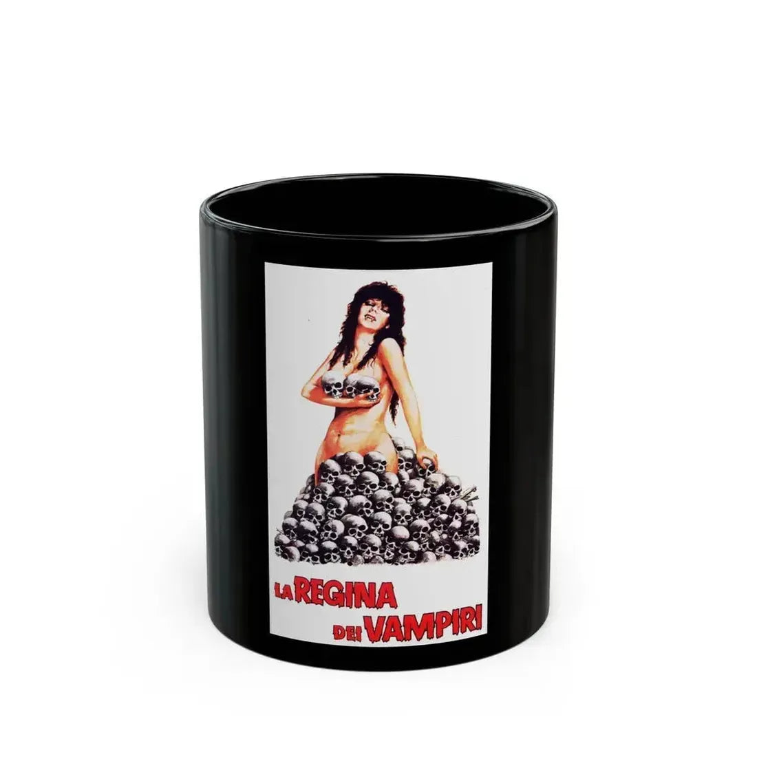 COUNTESS DRACULA (2) 1971 Movie Poster - Black Coffee Mug 11oz - Go Mug Yourself
