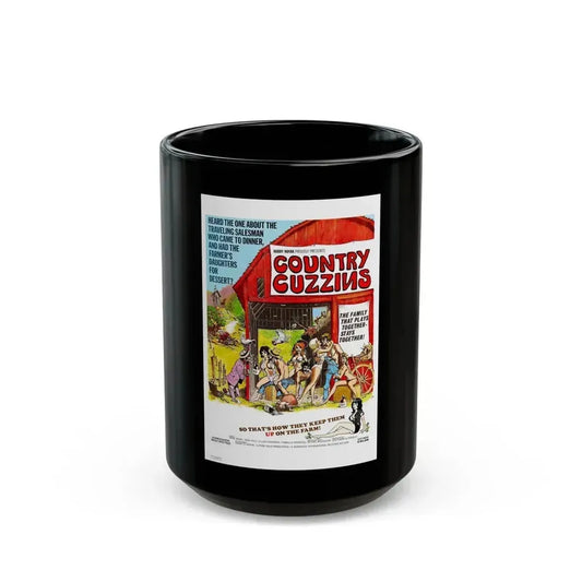COUNTRY CUZZINS 1972 Movie Poster - Black Coffee Mug 15oz - Go Mug Yourself