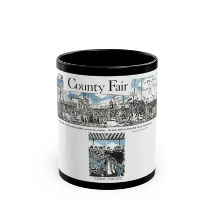 Country Fair, Cosmopolitan, November 1932 - Black Coffee Mug 11oz - Go Mug Yourself