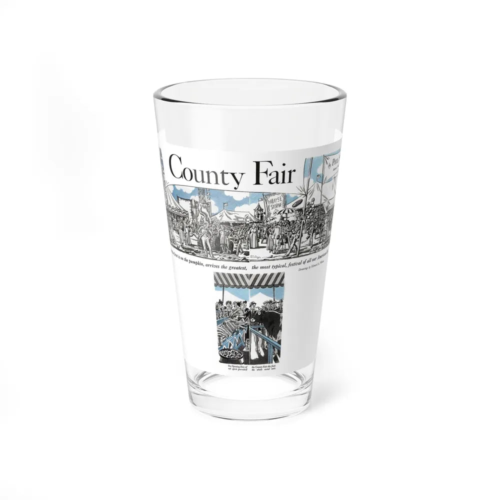 Country Fair, Cosmopolitan, November 1932 - Pint Glass 16oz-16oz-Go Mug Yourself