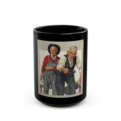 Country Gentleman, magazine cover, June 21, 1924 - Black Coffee Mug 15oz - Go Mug Yourself