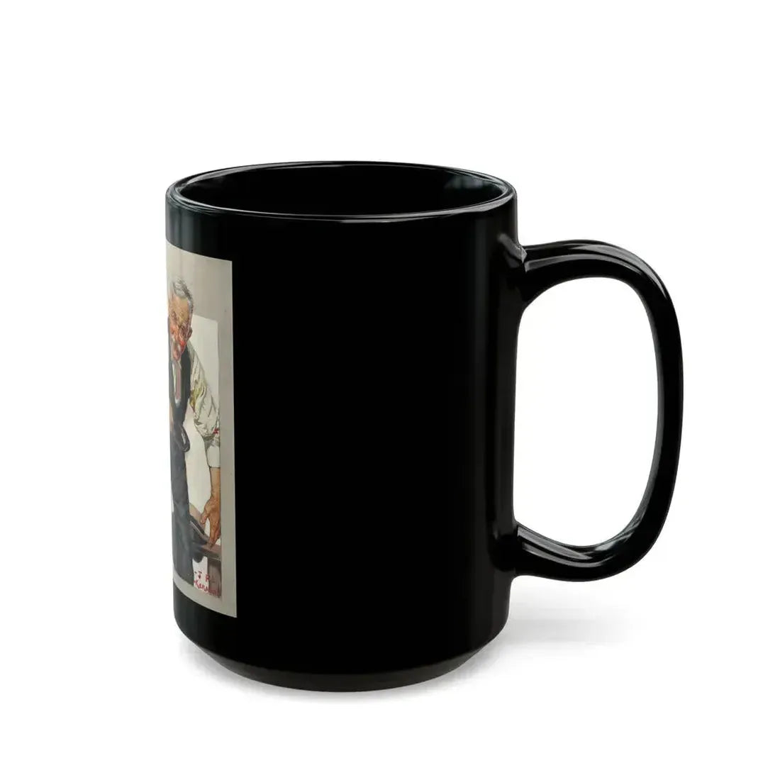 Country Gentleman, magazine cover, June 21, 1924 - Black Coffee Mug - Go Mug Yourself