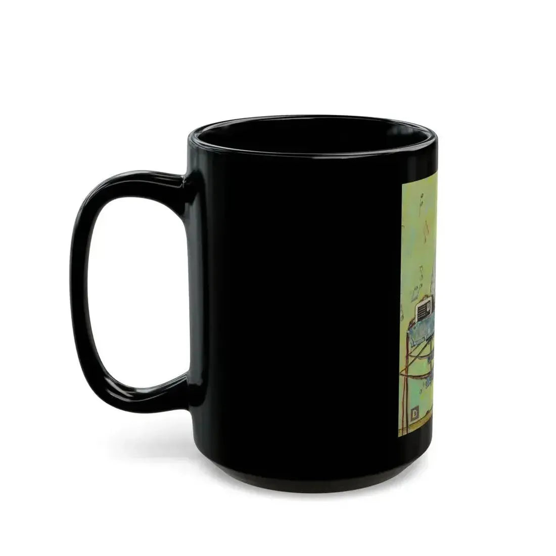 Country Gentleman Magazine cover study, 1940 - Black Coffee Mug - Go Mug Yourself