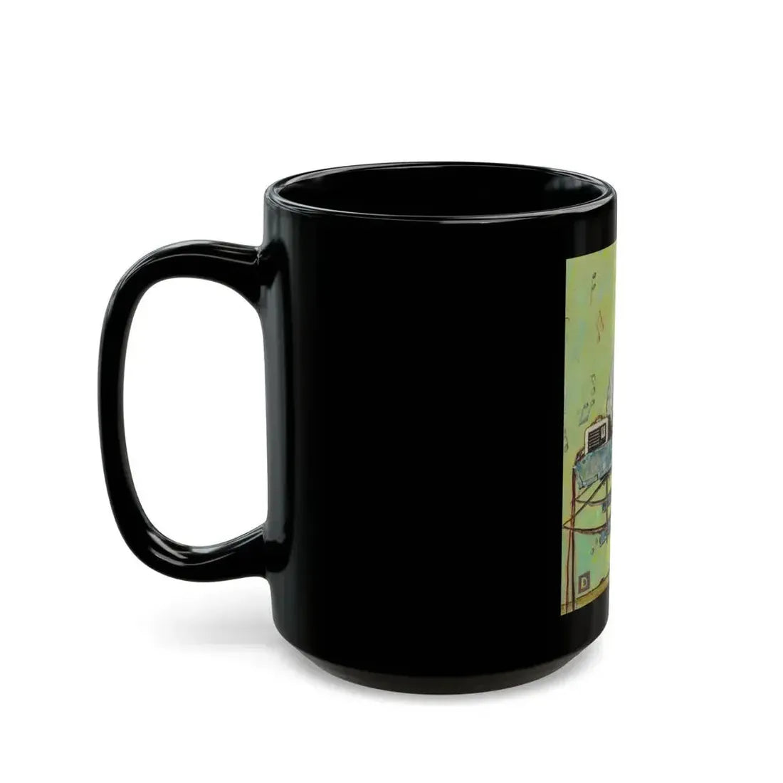 Country Gentleman Magazine cover study, 1940 - Black Coffee Mug - Go Mug Yourself