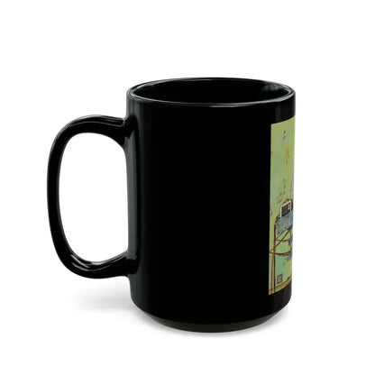 Country Gentleman Magazine cover study, 1940 - Black Coffee Mug - Go Mug Yourself