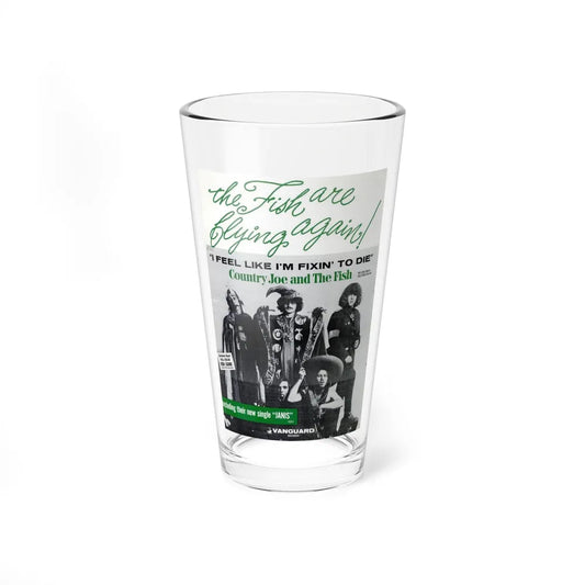 Country Joe & The Fish 1967 II (Music Poster) Pint Glass 16oz-16oz-Go Mug Yourself