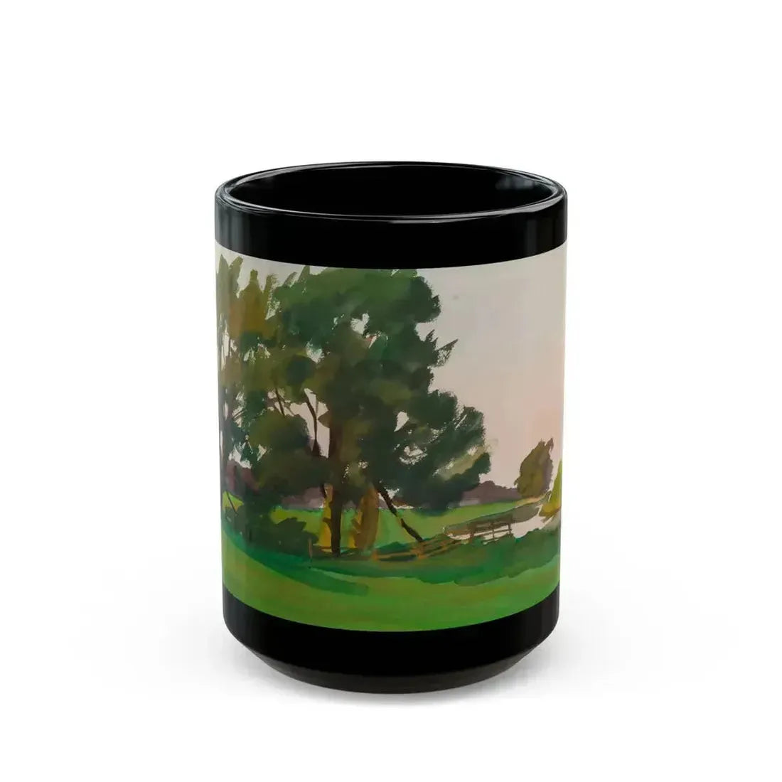 Country Life (1) - Black Coffee Mug 15oz - Go Mug Yourself