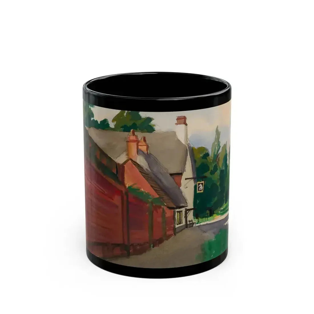 Country Life (2) - Black Coffee Mug 11oz - Go Mug Yourself