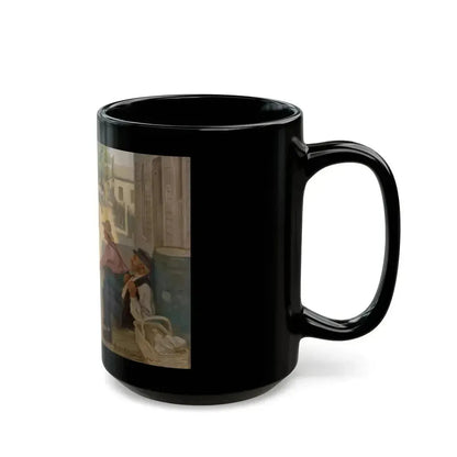 Country Life in America, Cream of Wheat ad illustration, 1906 - Black Coffee Mug - Go Mug Yourself