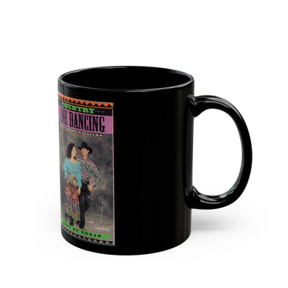 COUNTRY LINE DANCING WITHANITA WILLIAMS (VHS COVER) - Black Coffee Mug-Go Mug Yourself