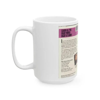 COUNTRY LINE DANCING WITHANITA WILLIAMS (VHS COVER) - White Coffee Mug - Go Mug Yourself