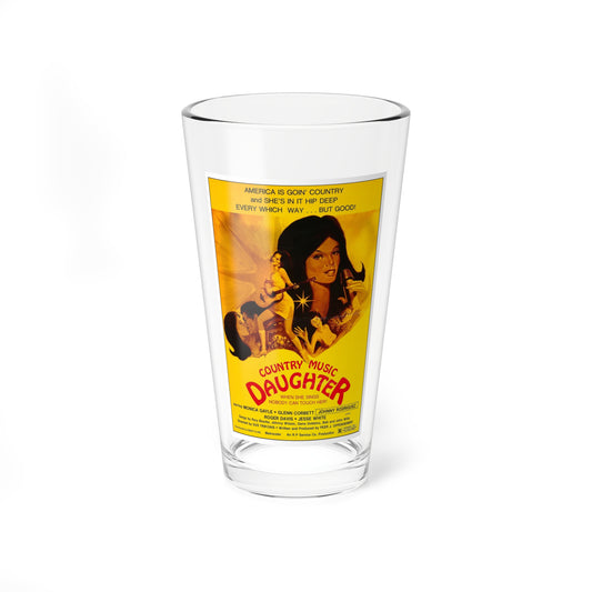 COUNTRY MUSIC DAUGHTER (NASHVILLE GIRL) 1976 Movie Poster - Pint Glass 16oz-16oz-Go Mug Yourself