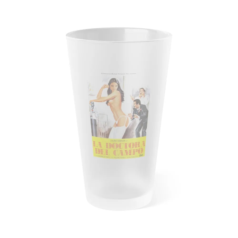 COUNTRY NURSE 1978 Movie Poster - Frosted Pint Glass 16oz-16oz-Frosted-Go Mug Yourself