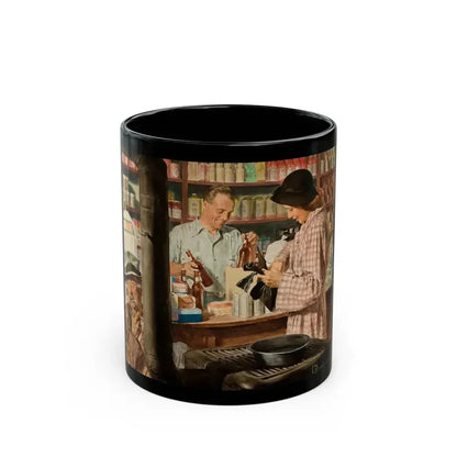 Country Store - Black Coffee Mug 11oz - Go Mug Yourself