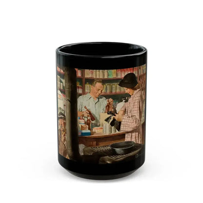 Country Store - Black Coffee Mug 15oz - Go Mug Yourself