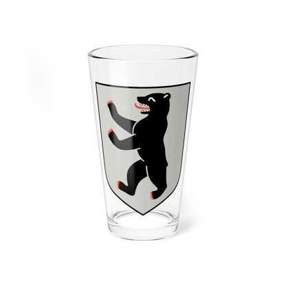 Country symbol of Berlin silver (Germany) (Coat of Arms) Pint Glass 16oz 16oz - Go Mug Yourself