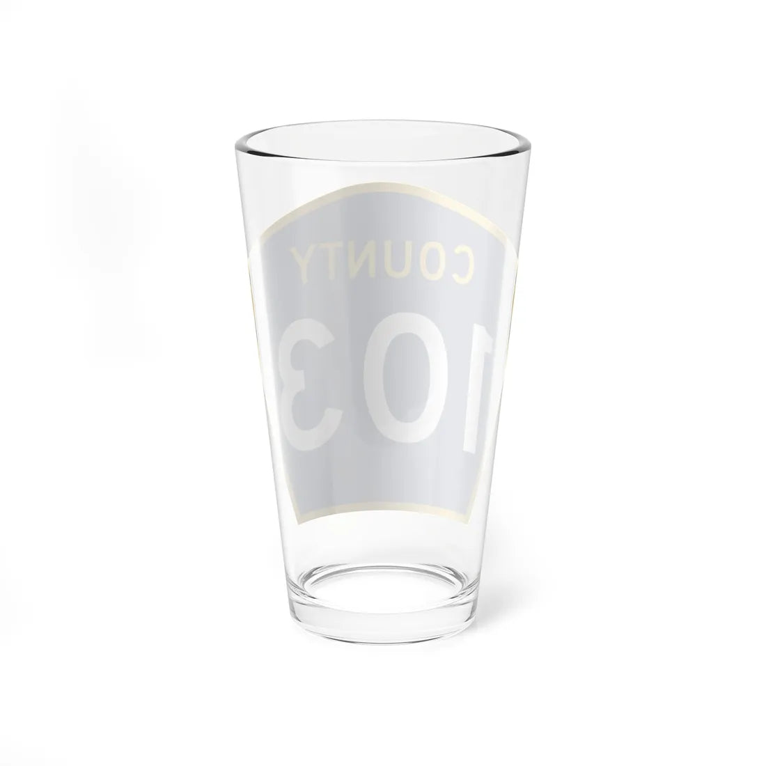County 103 MN (Minnesota) (Road Sign) Pint Glass 16oz - Go Mug Yourself