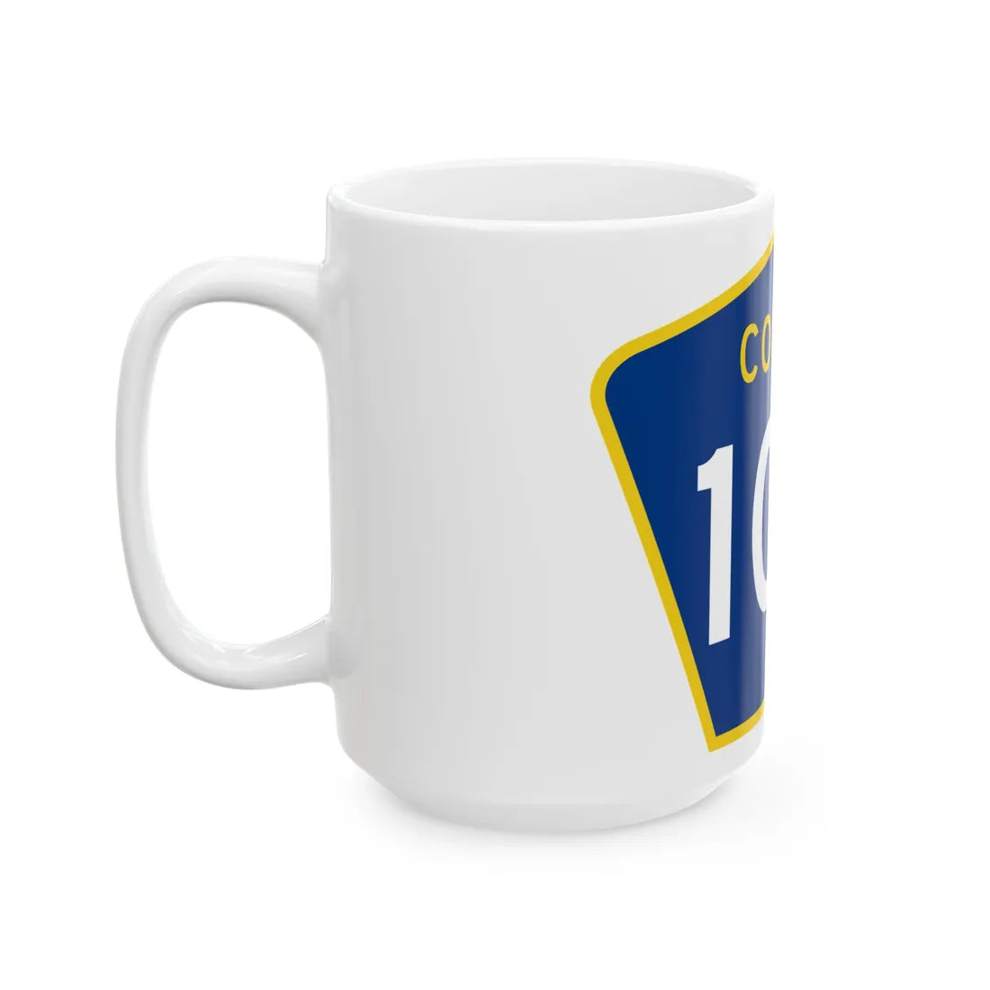 County 106 MN (Minnesota) (Road Sign) White Coffee Mug - Go Mug Yourself