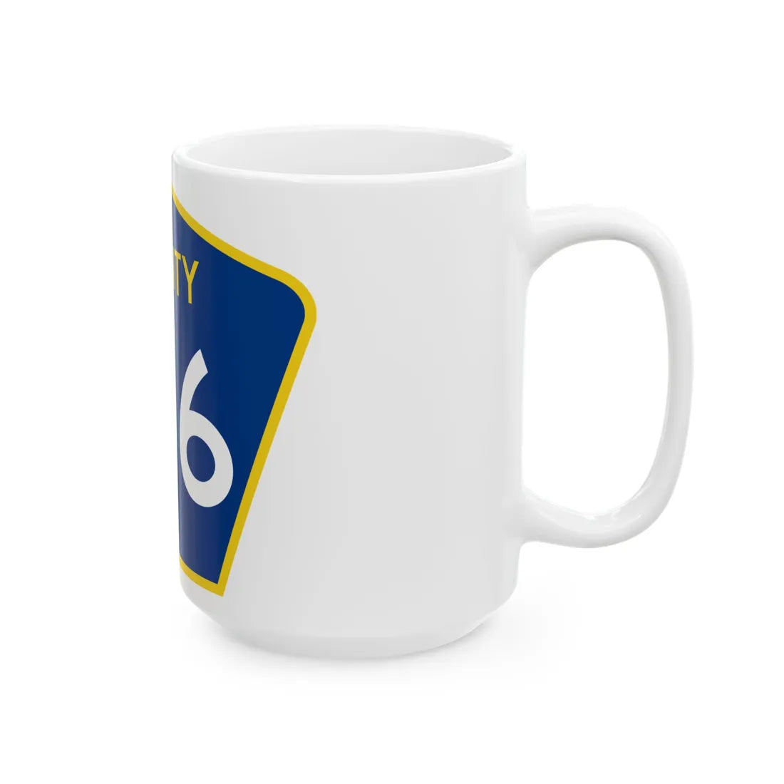 County 106 MN (Minnesota) (Road Sign) White Coffee Mug - Go Mug Yourself