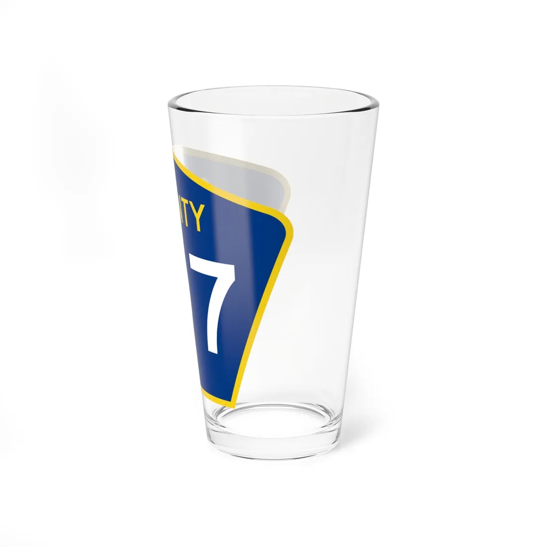 County 107 MN (Minnesota) (Road Sign) Pint Glass 16oz - Go Mug Yourself