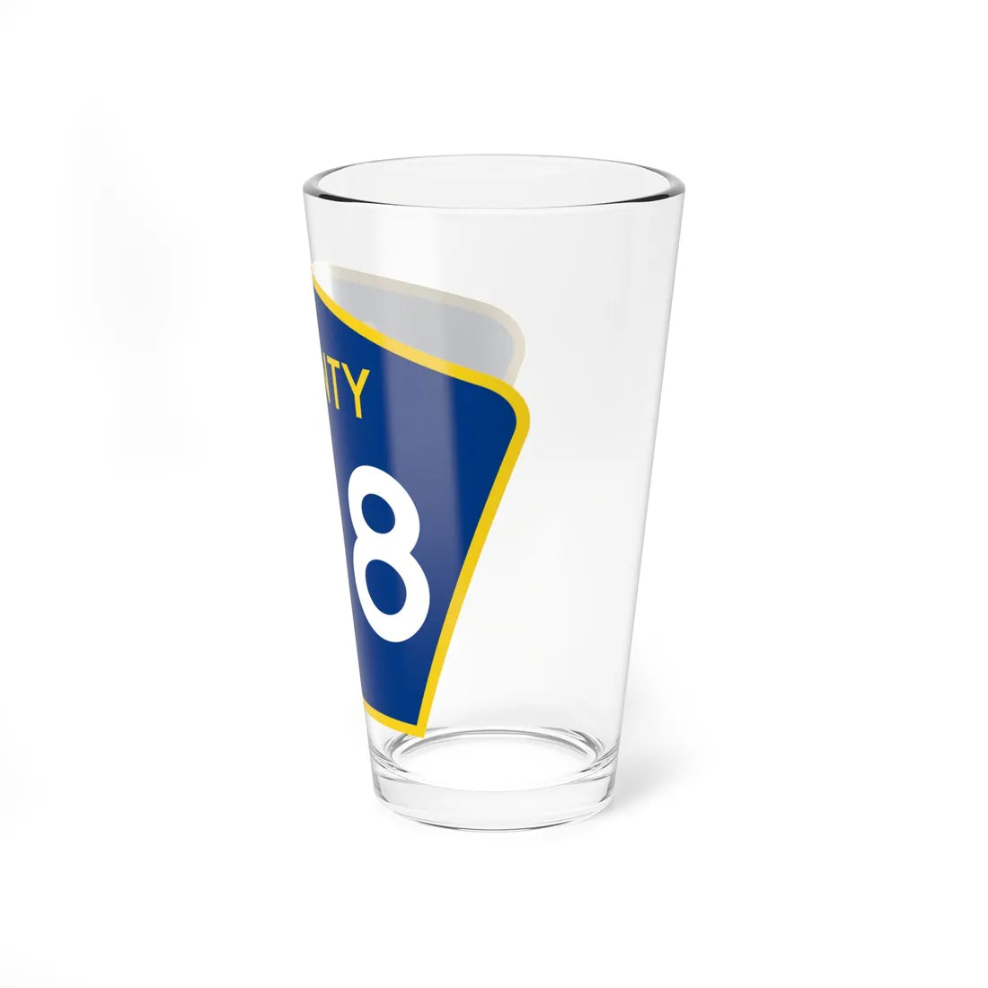 County 108 MN (Minnesota) (Road Sign) Pint Glass 16oz - Go Mug Yourself