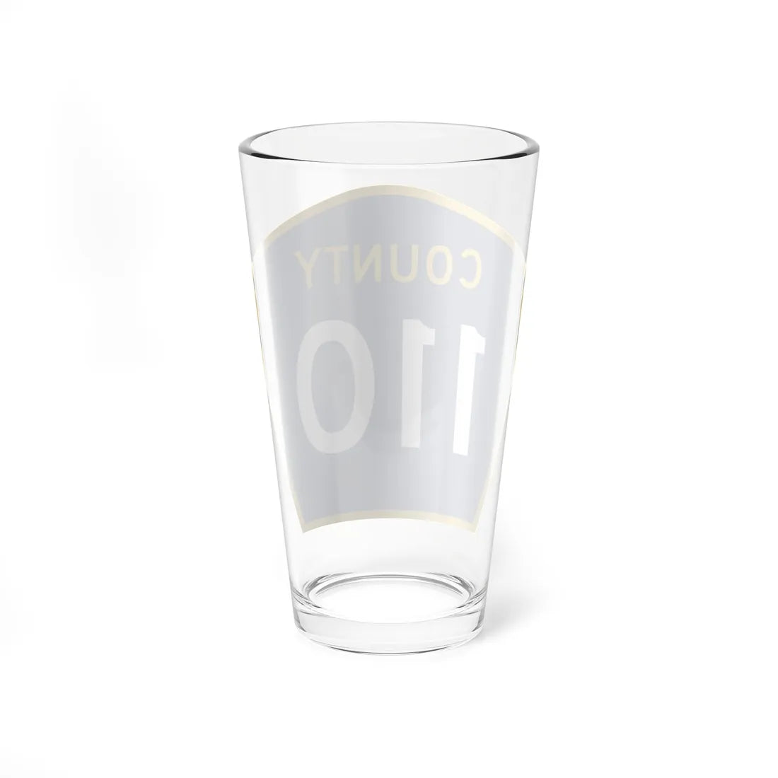 County 110 MN (Minnesota) (Road Sign) Pint Glass 16oz - Go Mug Yourself