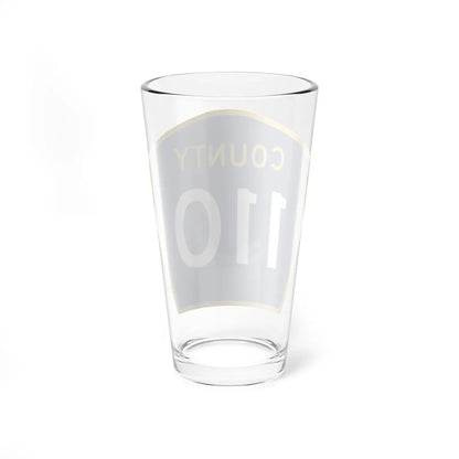 County 110 MN (Minnesota) (Road Sign) Pint Glass 16oz - Go Mug Yourself