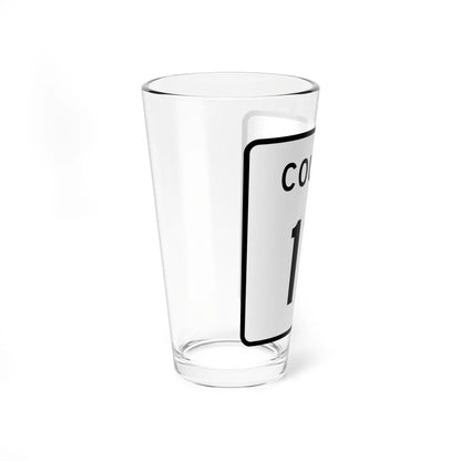 County 111 square (Minnesota) (Road Sign) Pint Glass 16oz - Go Mug Yourself