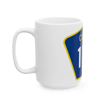 County 112 MN (Minnesota) (Road Sign) White Coffee Mug - Go Mug Yourself