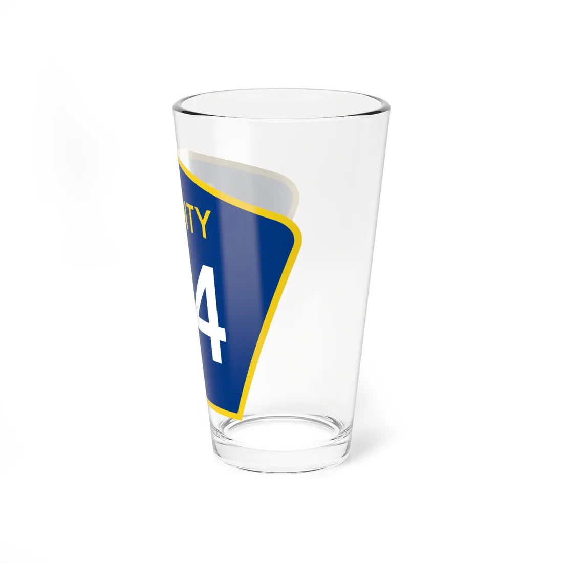 County 114 MN (Minnesota) (Road Sign) Pint Glass 16oz - Go Mug Yourself