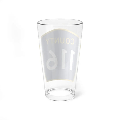 County 116 MN (Minnesota) (Road Sign) Pint Glass 16oz - Go Mug Yourself
