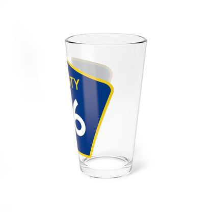 County 116 MN (Minnesota) (Road Sign) Pint Glass 16oz - Go Mug Yourself
