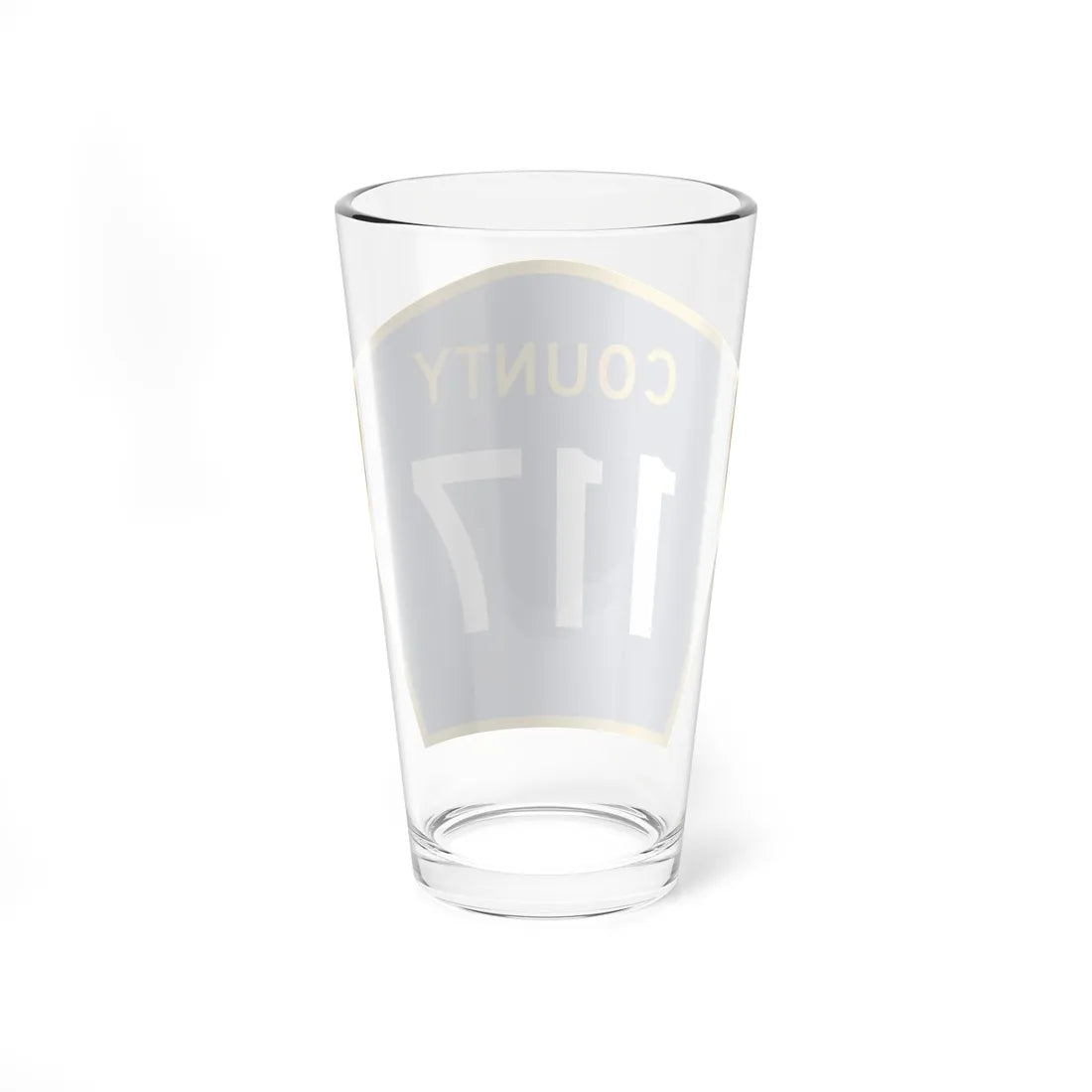 County 117 MN (Minnesota) (Road Sign) Pint Glass 16oz - Go Mug Yourself