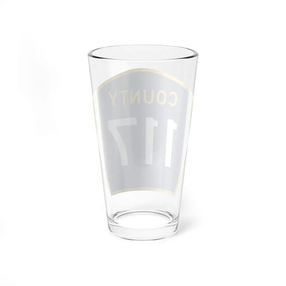 County 117 MN (Minnesota) (Road Sign) Pint Glass 16oz - Go Mug Yourself