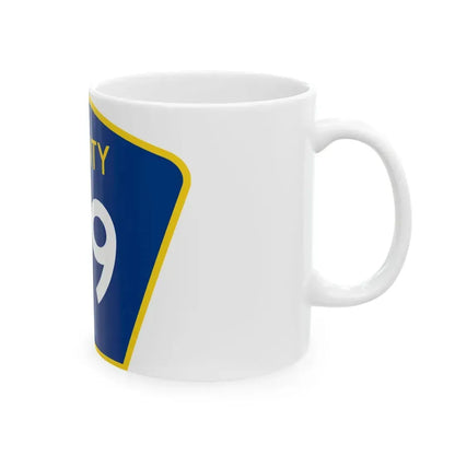 County 119 MN (Minnesota) (Road Sign) White Coffee Mug - Go Mug Yourself