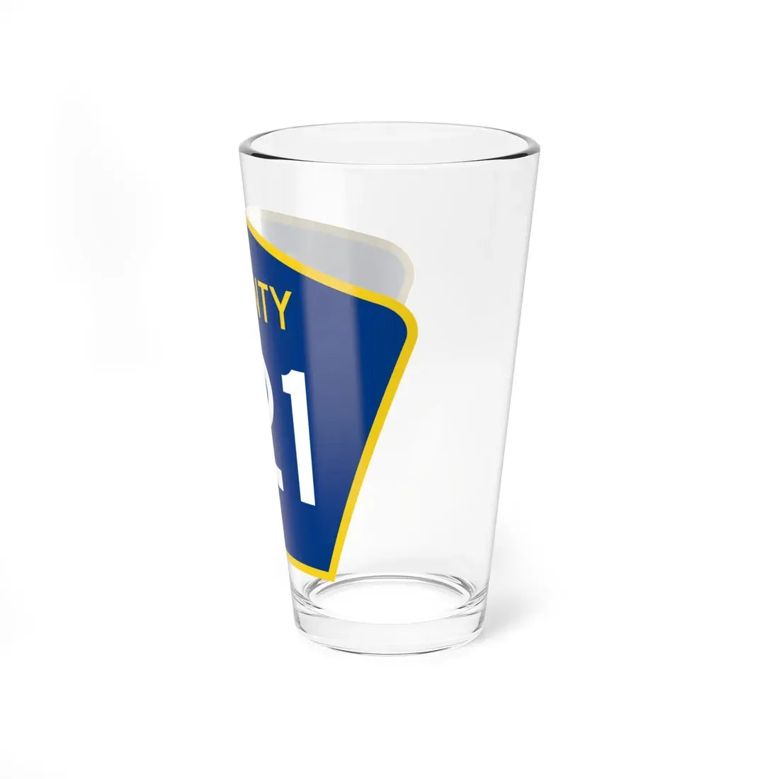 County 121 MN (Minnesota) (Road Sign) Pint Glass 16oz - Go Mug Yourself