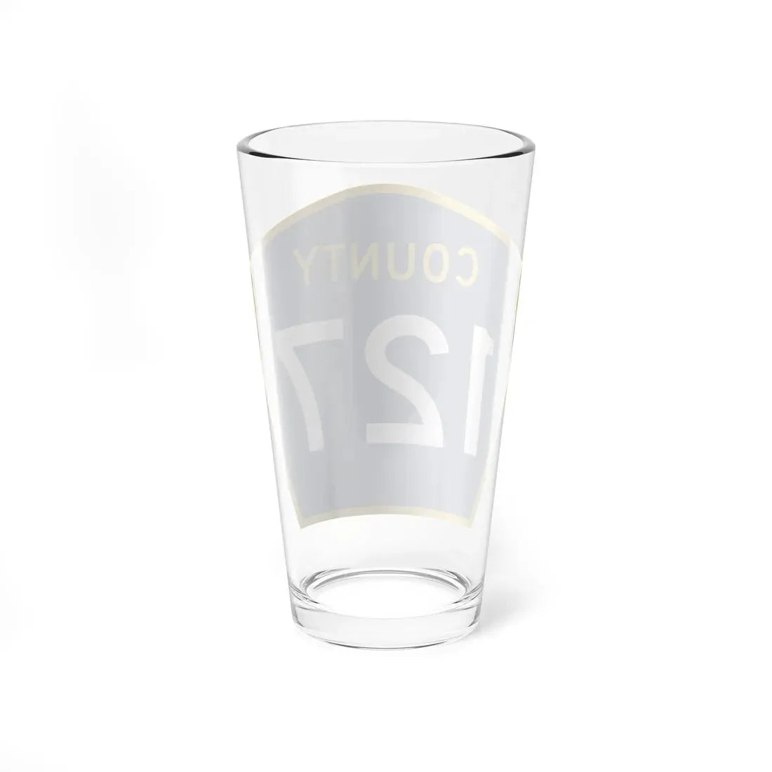 County 127 MN (Minnesota) (Road Sign) Pint Glass 16oz - Go Mug Yourself