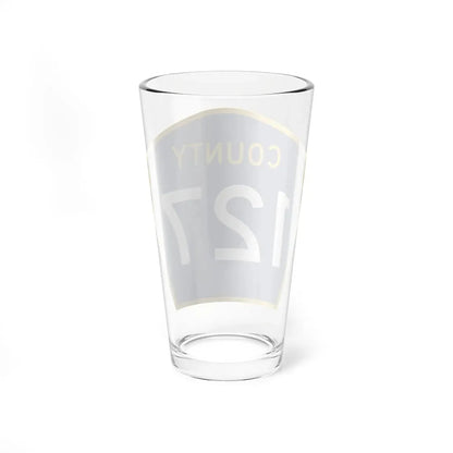 County 127 MN (Minnesota) (Road Sign) Pint Glass 16oz - Go Mug Yourself