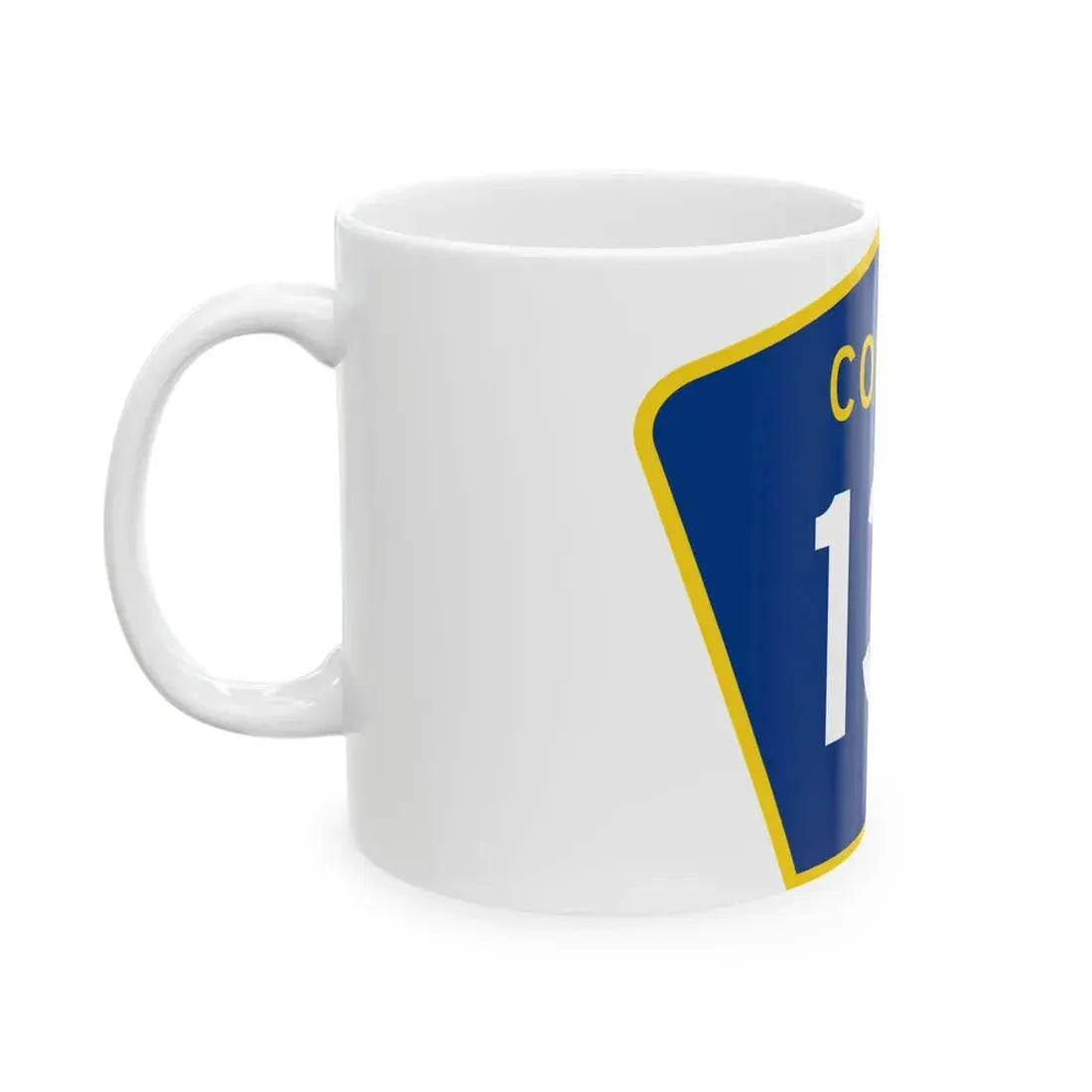 County 131 MN (Minnesota) (Road Sign) White Coffee Mug - Go Mug Yourself